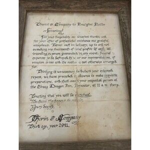The Hobbit Thorins Invitation Hand Made Framed Picture Bilbo Thorin And Company